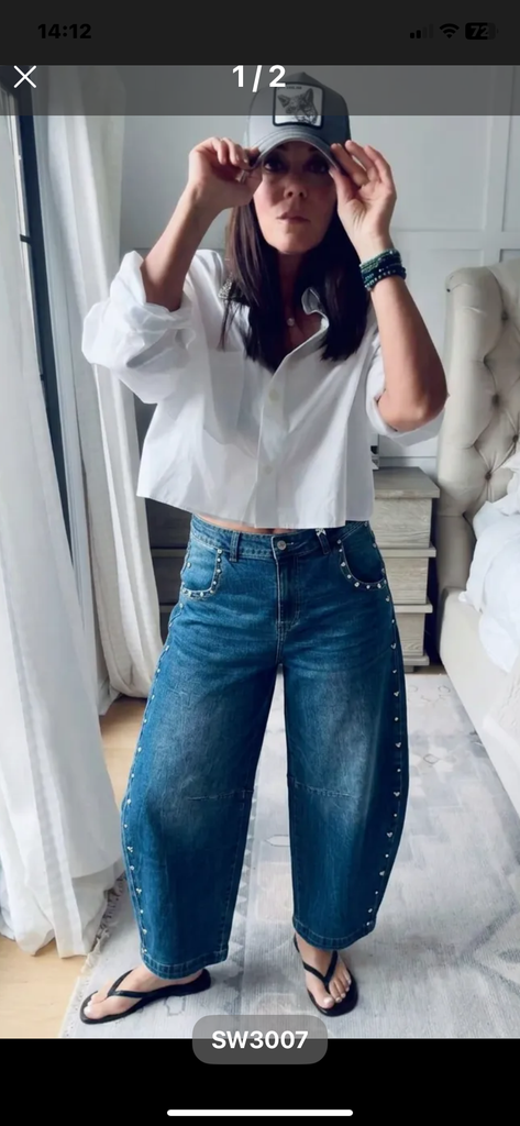 SEX.3007SW Jeans Hose Größe bis S/ M/ L