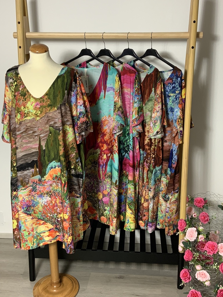 19S. 4376 Kleid bunt