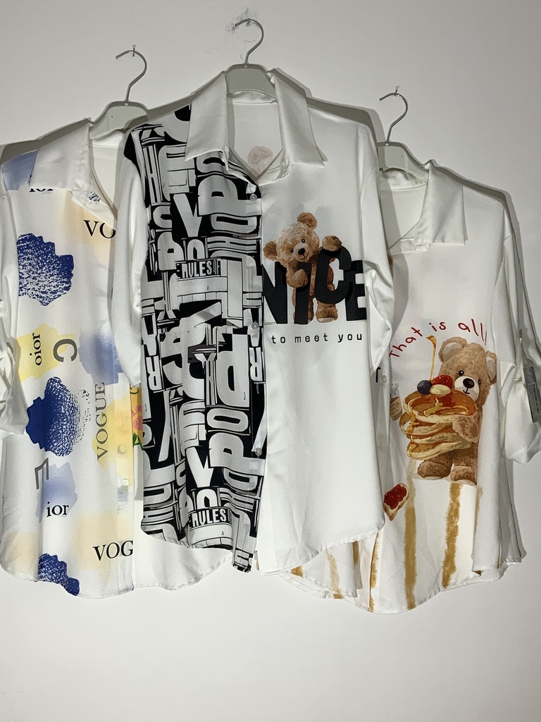 CR.MISS.23097 Bluse mit Aufdruck