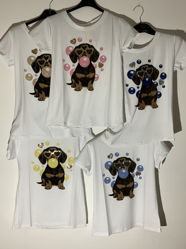 DA.S6.252JZ Bassotti T-Shirt Hund Größe bis 36