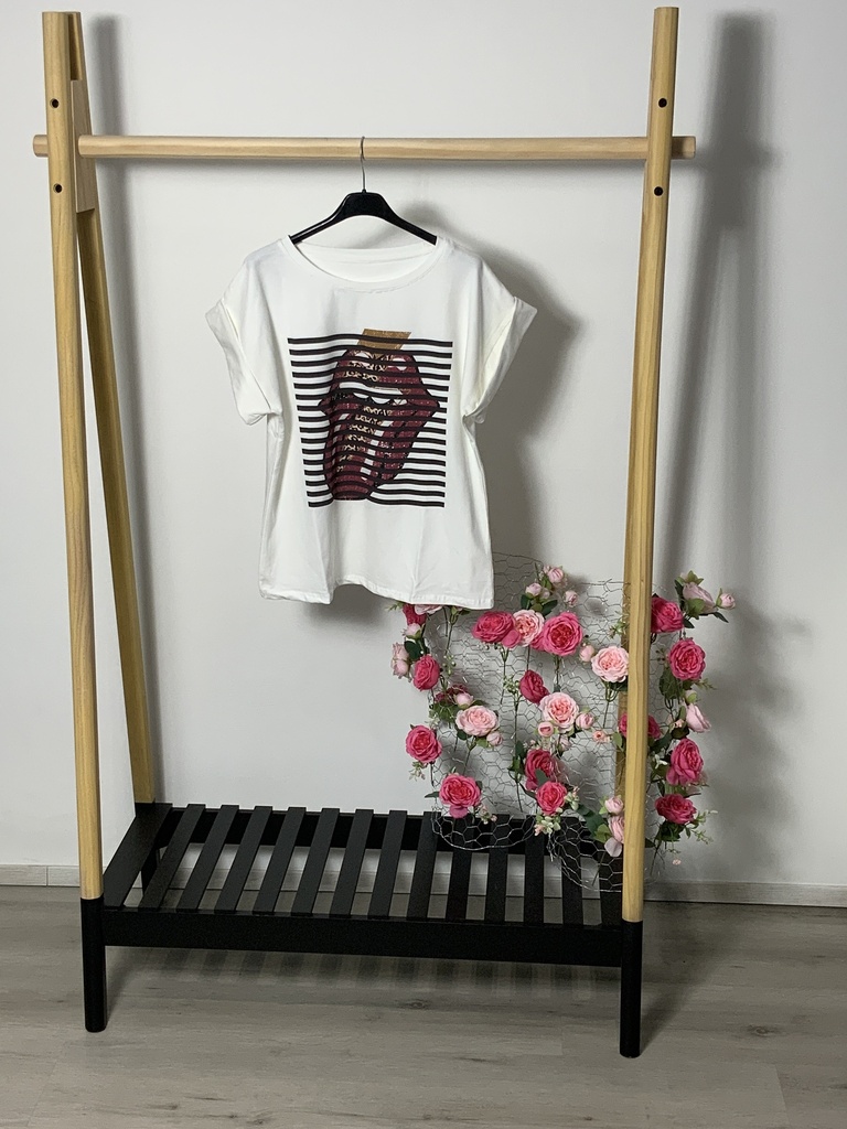 FIR. 17034 T-Shirt mit  Gitter Größe bis 40