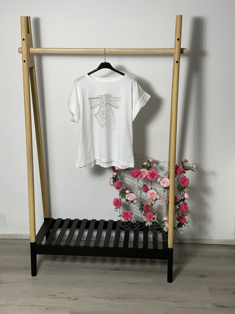 FIR. 16799 T-Shirt mit  Masche Größe bis 40