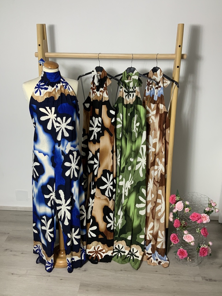 Bl.3065-V71 Hosen Anzug mit Blume