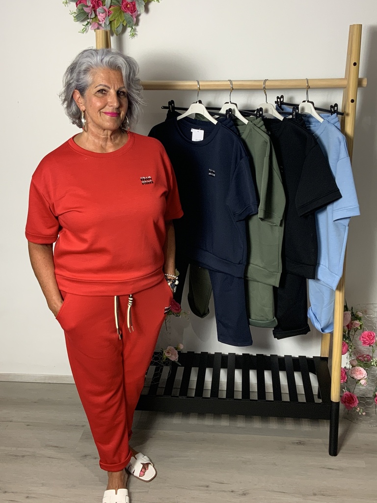 LI.7893-7127 Shirt mit Hose 3/4 Größe bis 40