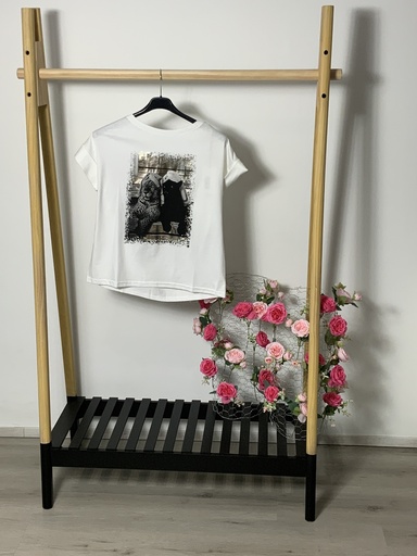 [P0001568] FIR.S616564 T-Shirt mit Foto Hund