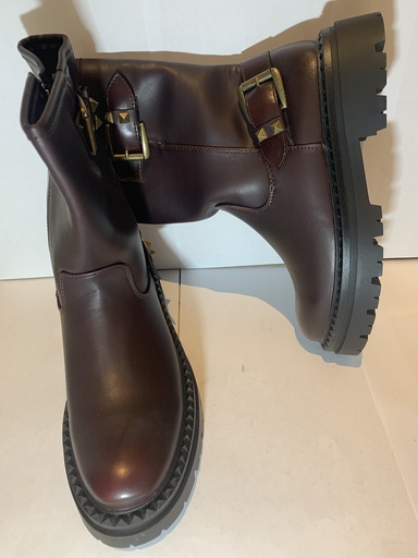 SS.Schuhe.D.W5.63012-02AX Stiefelette brombeere