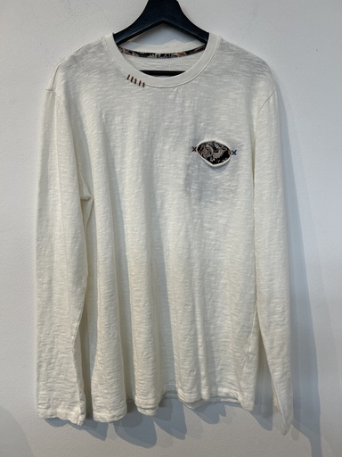 Jin.Men.12124 Pullover weiss Mann