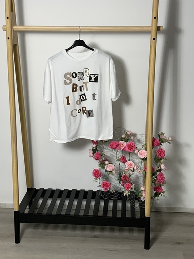 [P0009015] FIR. 50046FIT T-Shirt mit sorry Größe bis 40