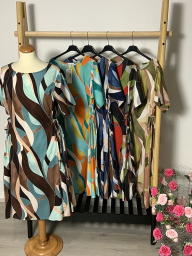 19S. 4905 Kleid Größe bis 40/ *50